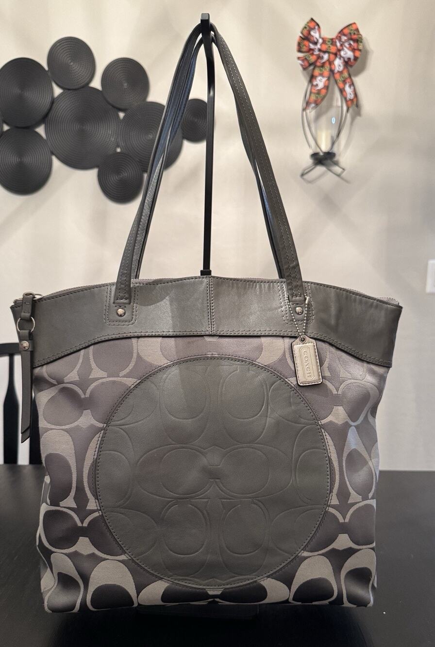Coach Laura Signature Tote Bag